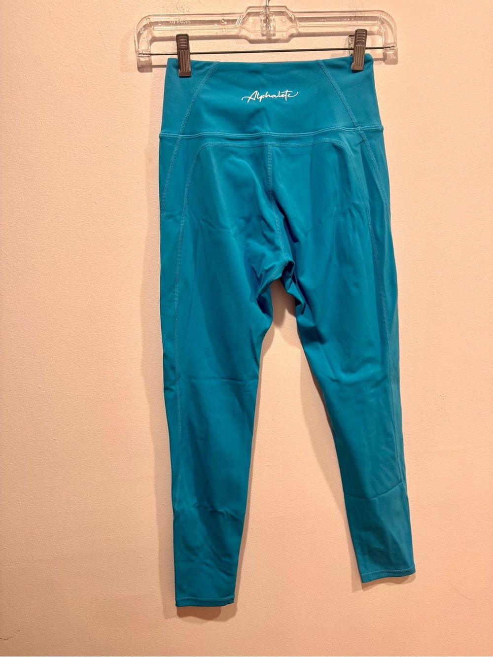 Alphalete Pulse Surge Leggings In Pacific Blue